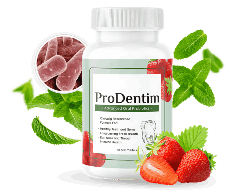 ProDentim probiotic supplement bottle